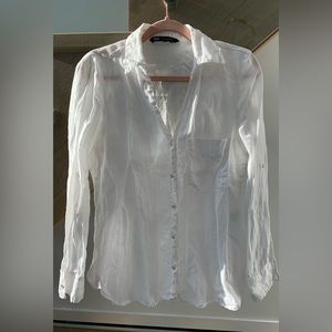 Linen white blouse